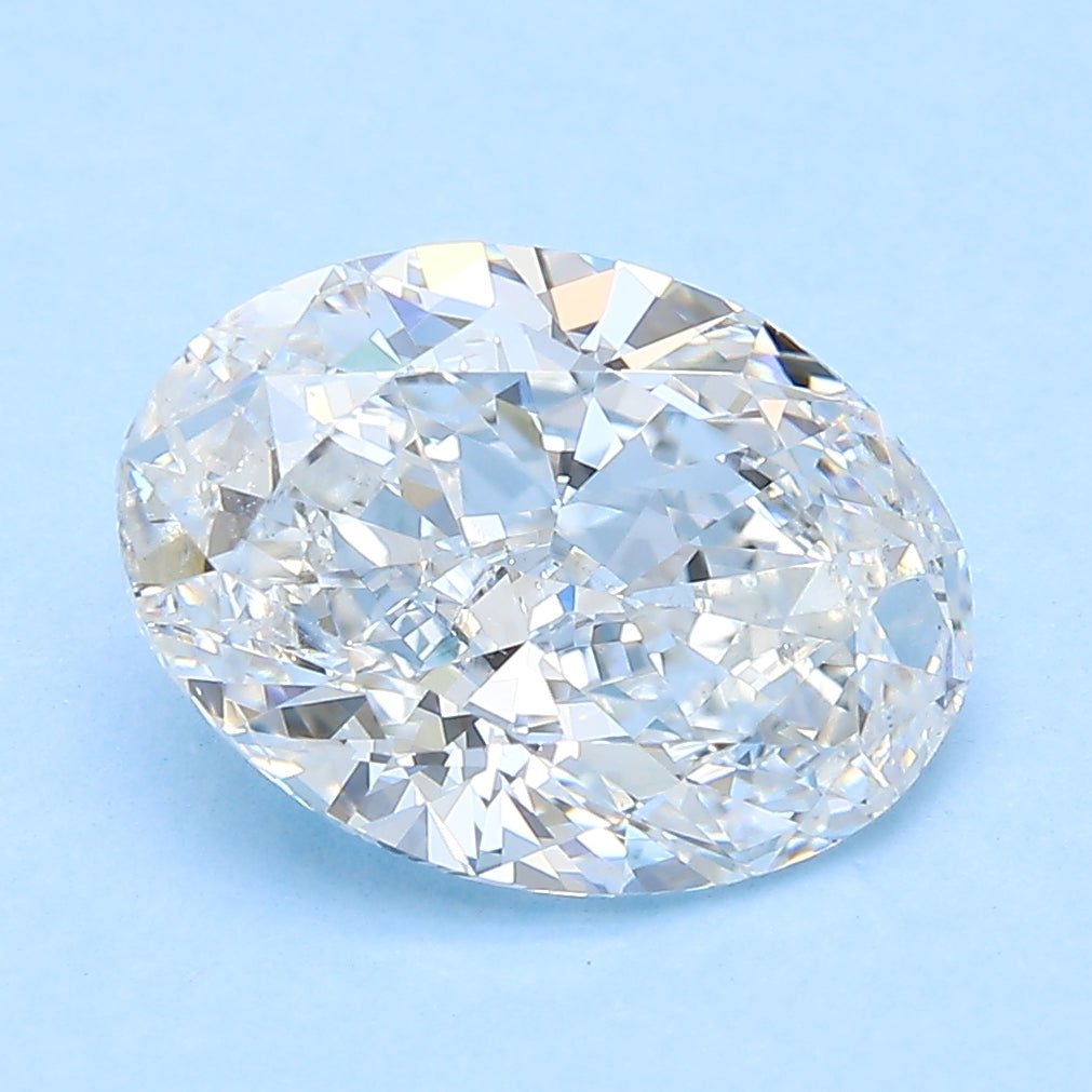 3 Carat Oval - Natural Diamond - 3.01 - E - SI1 - VG - EX - EX - Diamonds By Rothschild