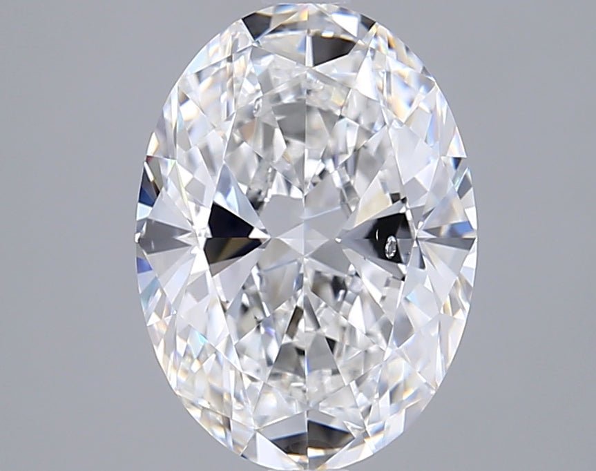 3 Carat Oval - Natural Diamond - 3.01 - E - SI1 - VG - EX - VG - Diamonds By Rothschild
