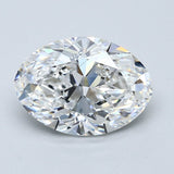 3 Carat Oval - Natural Diamond - 3.01 - E - SI2 - VG - EX - VG - Diamonds By Rothschild