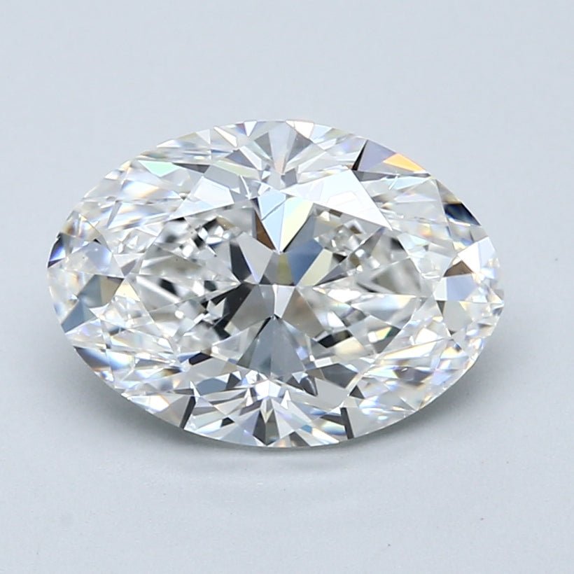 3 Carat Oval - Natural Diamond - 3.01 - E - SI2 - VG - EX - VG - Diamonds By Rothschild