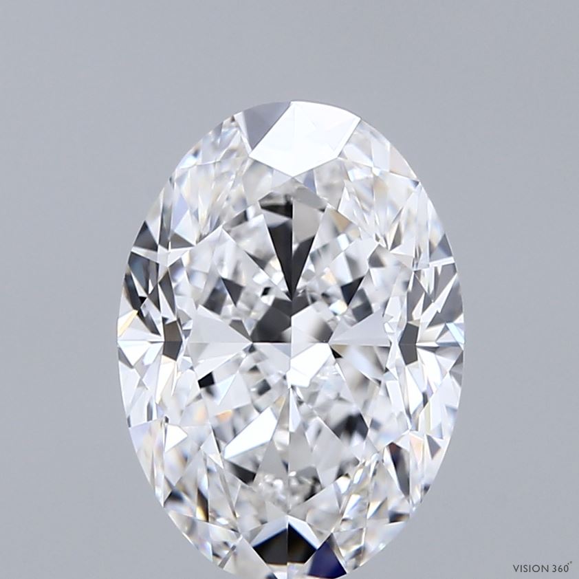 3 Carat Oval - Natural Diamond - 3.01 - E - VS1 - VG - EX - EX - Diamonds By Rothschild