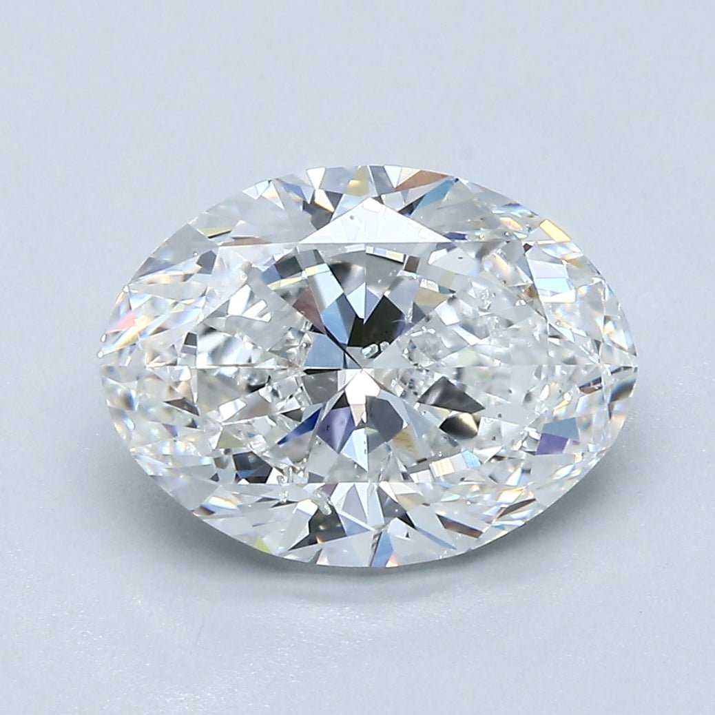 3 Carat Oval - Natural Diamond - 3.01 - F - SI2 - VG - EX - EX - Diamonds By Rothschild