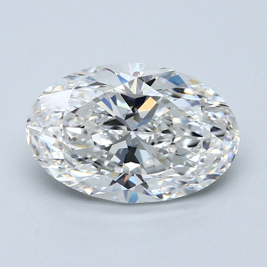 3 Carat Oval - Natural Diamond - 3.01 - F - VS2 - VG - EX - VG - Diamonds By Rothschild