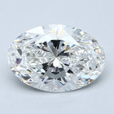 3 Carat Oval - Natural Diamond - 3.01 - F - VVS2 - VG - EX - VG - Diamonds By Rothschild