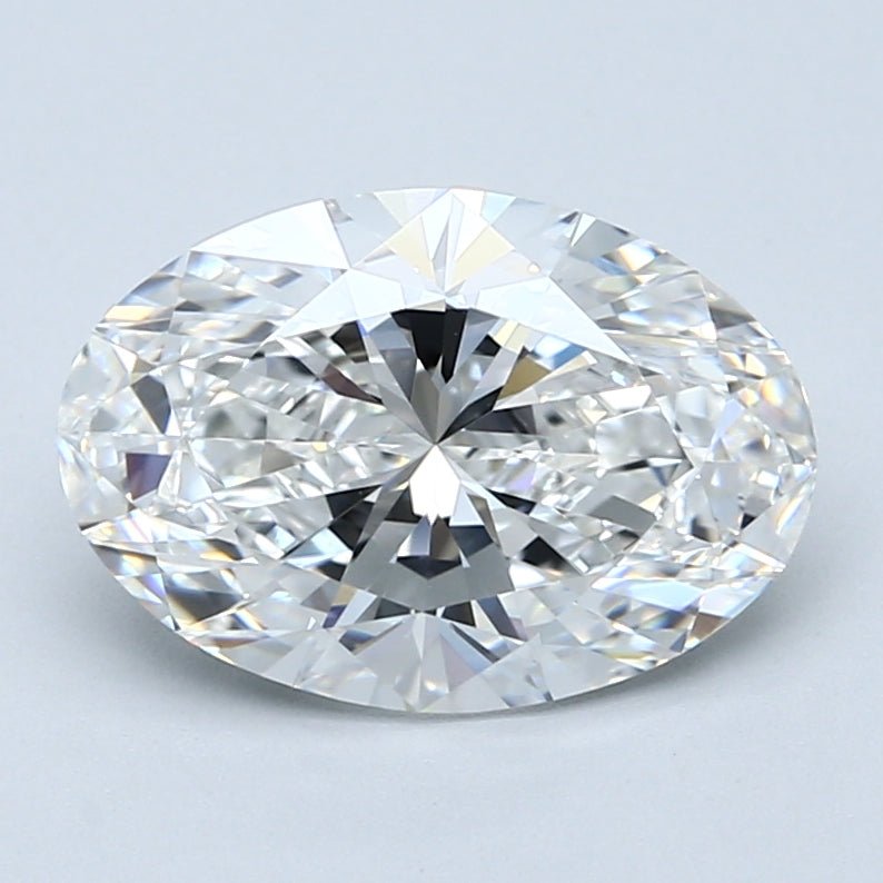 3 Carat Oval - Natural Diamond - 3.01 - F - VVS2 - VG - EX - VG - Diamonds By Rothschild
