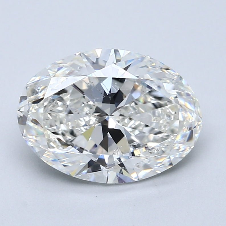 3 Carat Oval - Natural Diamond - 3.01 - H - SI2 - VG - EX - EX - Diamonds By Rothschild