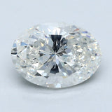 3 Carat Oval - Natural Diamond - 3.01 - H - SI2 - VG - VG - EX - Diamonds By Rothschild