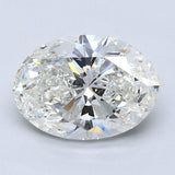 3 Carat Oval - Natural Diamond - 3.01 - H - SI2 - VG - VG - VG - Diamonds By Rothschild