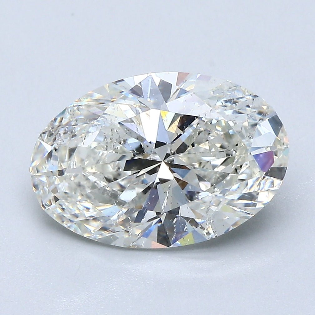 3 Carat Oval - Natural Diamond - 3.01 - I - SI2 - EX - VG - Diamonds By Rothschild