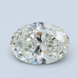 3 Carat Oval - Natural Diamond - 3.01 - J - SI2 - EX - EX - Diamonds By Rothschild