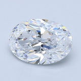 3 Carat Oval - Natural Diamond - 3.02 - D - VS1 - VG - G - Diamonds By Rothschild