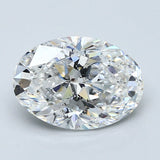 3 Carat Oval - Natural Diamond - 3.02 - F - SI2 - VG - EX - EX - Diamonds By Rothschild
