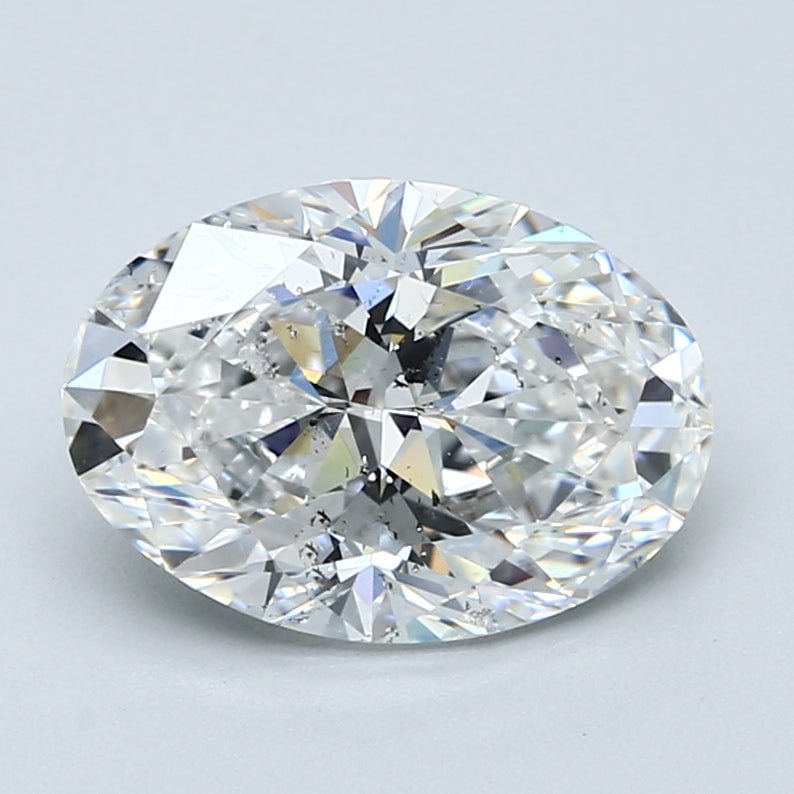 3 Carat Oval - Natural Diamond - 3.02 - F - SI2 - VG - EX - EX - Diamonds By Rothschild