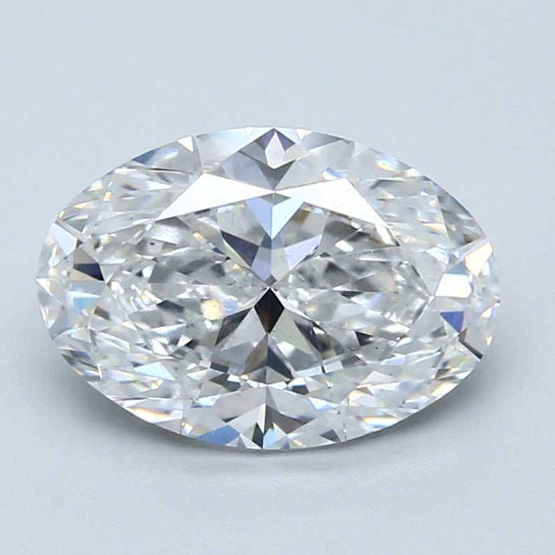 3 Carat Oval - Natural Diamond - 3.03 - D - SI1 - VG - EX - EX - Diamonds By Rothschild