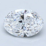 3 Carat Oval - Natural Diamond - 3.08 - D - SI2 - VG - VG - VG - Diamonds By Rothschild