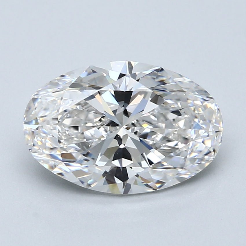3 Carat Oval - Natural Diamond - 3.11 - F - VS1 - VG - EX - EX - Diamonds By Rothschild