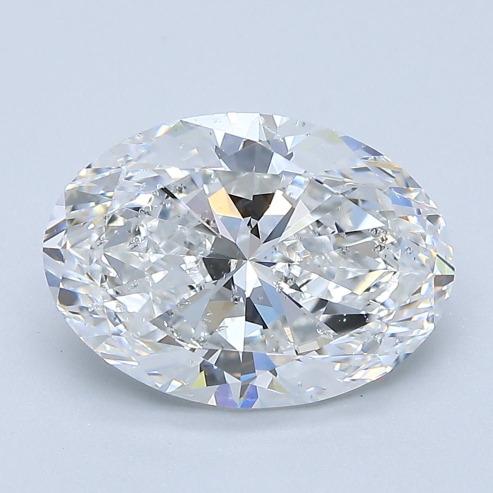 3 Carat Oval - Natural Diamond - 3.21 - E - SI2 - VG - EX - EX - Diamonds By Rothschild