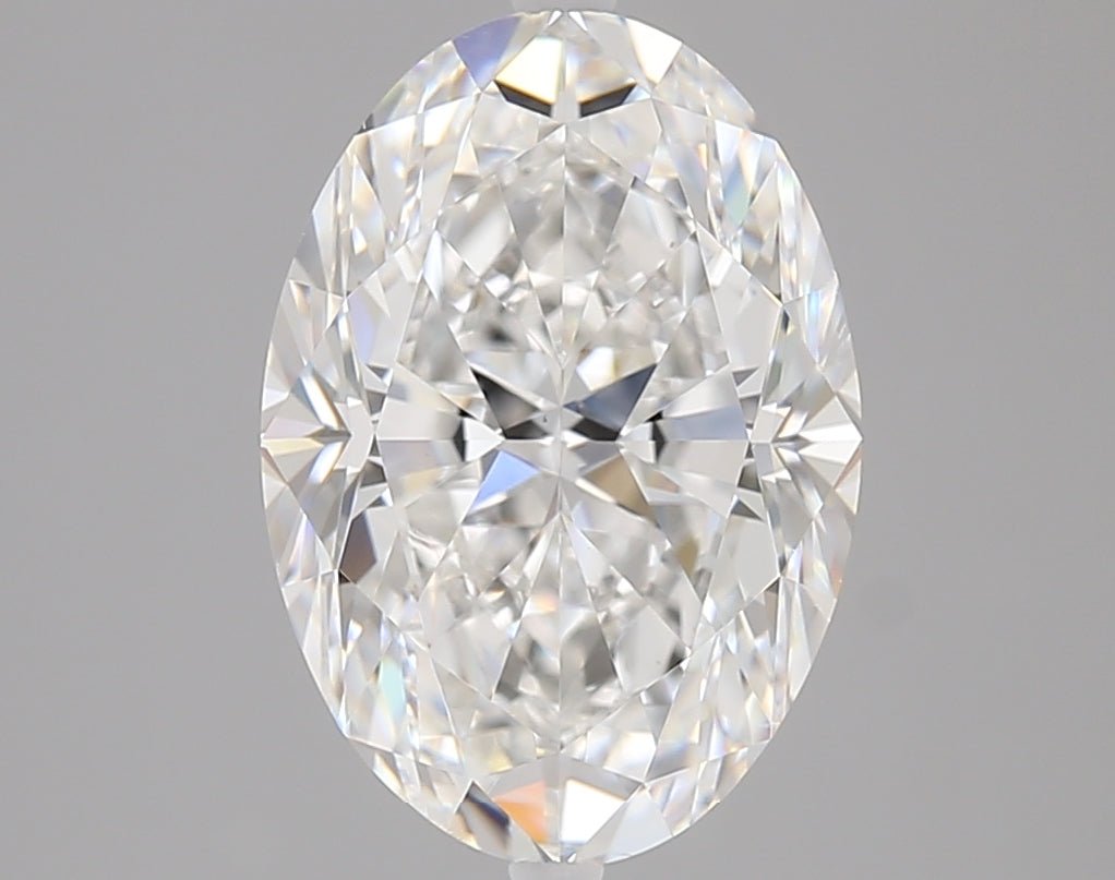 3 Carat Oval - Natural Diamond - 3.3 - E - VS2 - VG - EX - EX - Diamonds By Rothschild