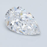 3 Carat Pear - Natural Diamond - 3.01 - D - SI1 - VG - EX - EX - Diamonds By Rothschild