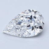 3 Carat Pear - Natural Diamond - 3.01 - D - VS2 - VG - EX - EX - Diamonds By Rothschild