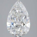3 Carat Pear - Natural Diamond - 3.01 - F - SI1 - VG - EX - VG - Diamonds By Rothschild