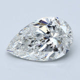 3 Carat Pear - Natural Diamond - 3.01 - G - SI2 - VG - EX - EX - Diamonds By Rothschild