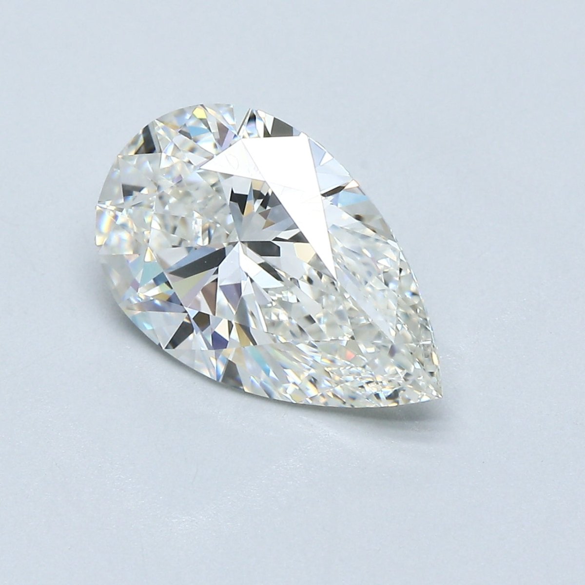 3 Carat Pear - Natural Diamond - 3.09 - H - VVS1 - VG - EX - EX - Diamonds By Rothschild