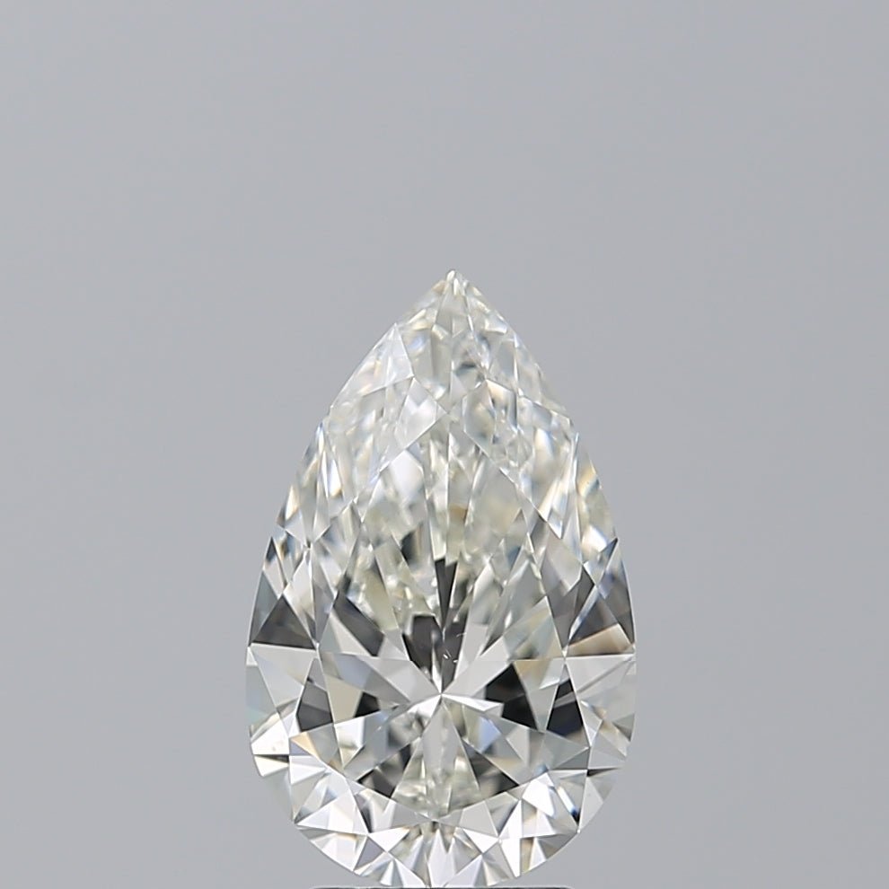 3 Carat Pear - Natural Diamond - 3.21 - H - VS2 - VG - EX - EX - Diamonds By Rothschild
