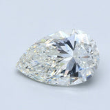 3 Carat Pear Shape Cut Natural Diamond - I SI1 - 3.01ct - VG Cut Grade - Diamonds By Rothschild