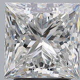 3 Carat Princess - Natural Diamond - 2.81 - F - VS2 - VG - EX - EX - Diamonds By Rothschild