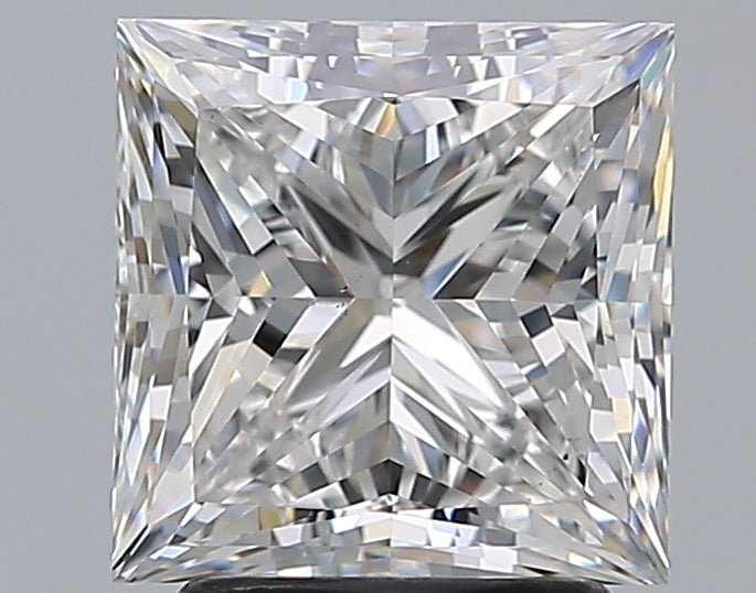 3 Carat Princess - Natural Diamond - 2.81 - F - VS2 - VG - EX - EX - Diamonds By Rothschild