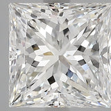 3 Carat Princess - Natural Diamond - 3 - G - VS1 - EX - EX - EX - Diamonds By Rothschild