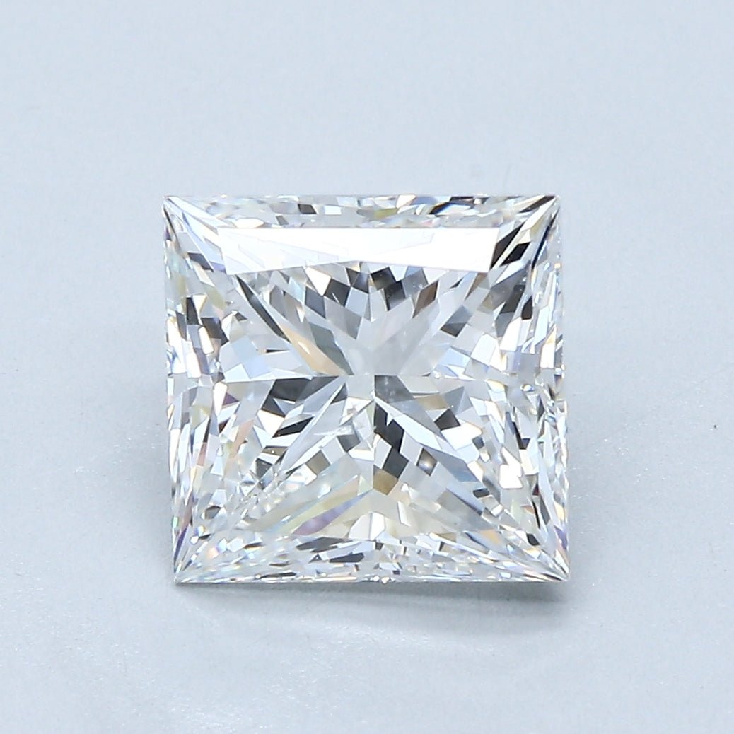 3 Carat Princess - Natural Diamond - 3.01 - F - SI2 - VG - EX - VG - Diamonds By Rothschild