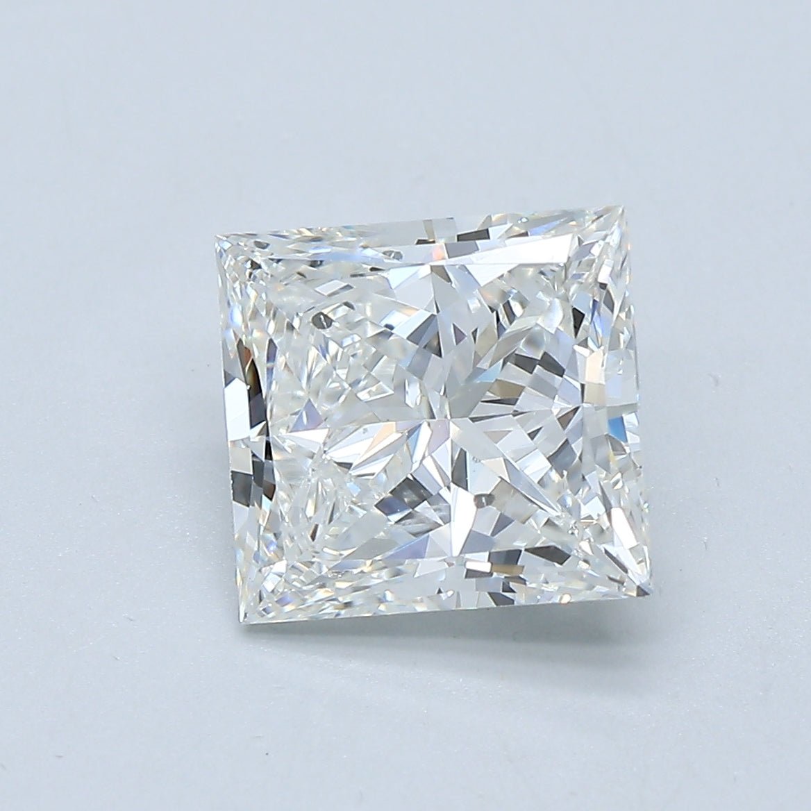 3 Carat Princess - Natural Diamond - 3.01 - G - SI2 - VG - G - Diamonds By Rothschild