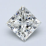 3 Carat PRINCESS - Natural Diamond - 3.01 - I - SI2 - VG - EX - EX - Diamonds By Rothschild
