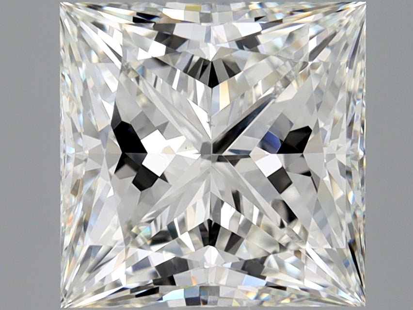 3 Carat Princess - Natural Diamond - 3.02 - I - VS2 - VG - EX - EX - Diamonds By Rothschild