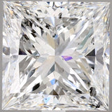 3 Carat PRINCESS - Natural Diamond - 3.03 - F - SI2 - EX - VG - Diamonds By Rothschild