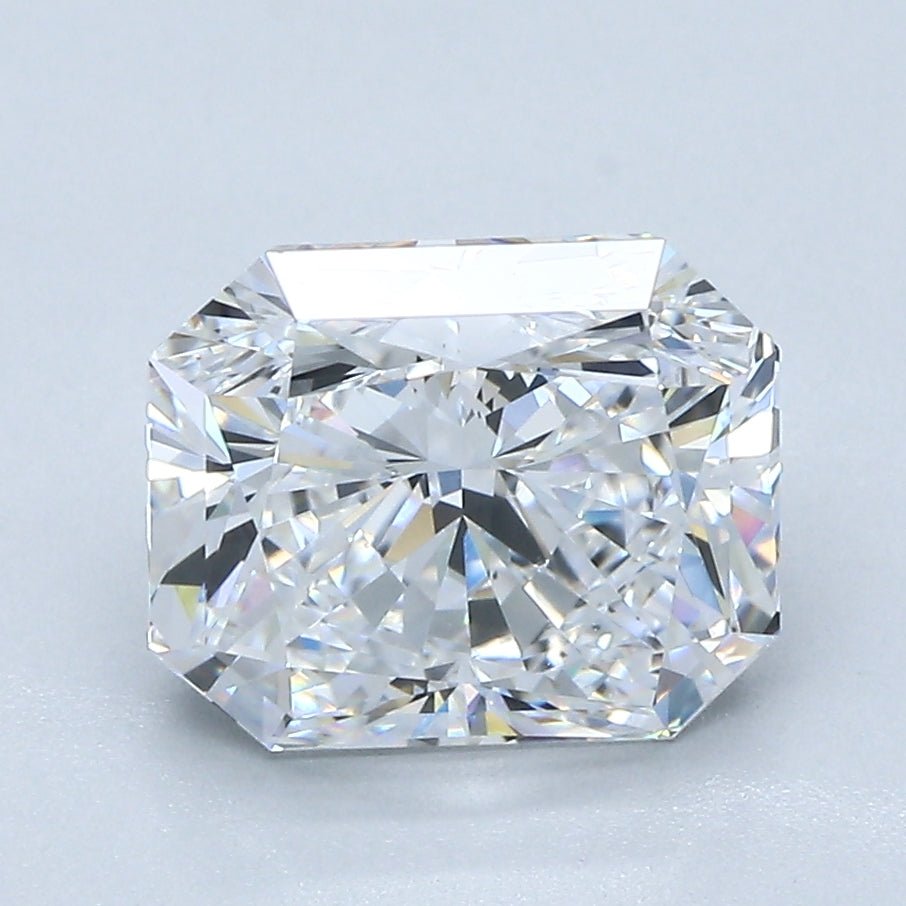 3 Carat RADIANT - Natural Diamond - 3.01 - D - VS2 - G - VG - VG - Diamonds By Rothschild