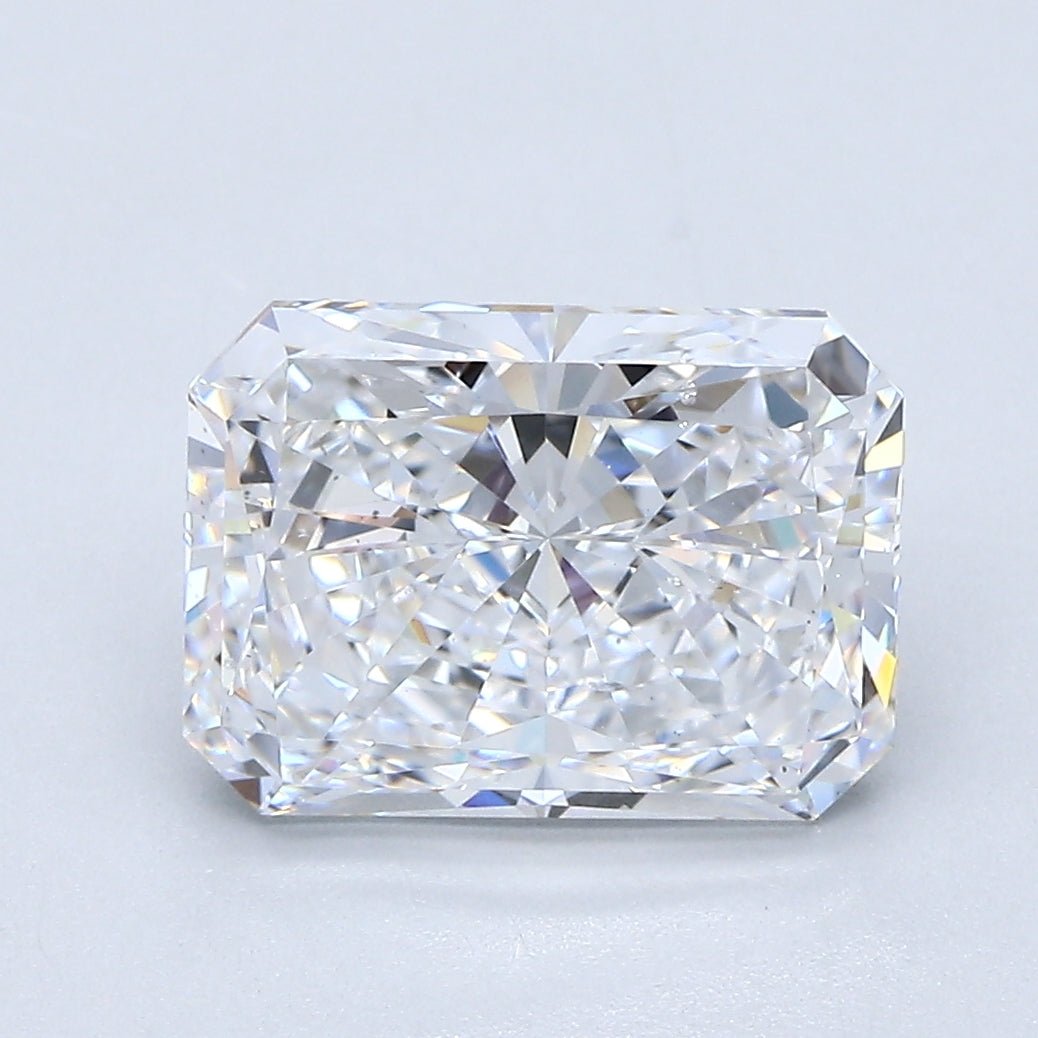 3 Carat Radiant - Natural Diamond - 3.02 - D - SI1 - VG - EX - VG - Diamonds By Rothschild
