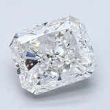 3 Carat Radiant - Natural Diamond - 3.02 - E - SI1 - VG - EX - EX - Diamonds By Rothschild