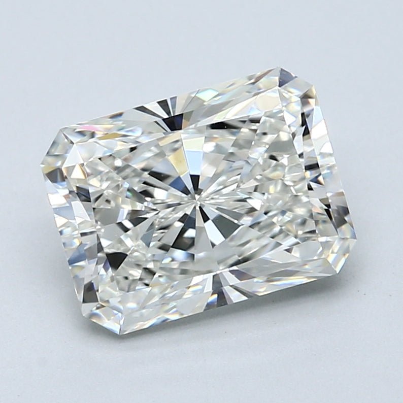 3 Carat Radiant - Natural Diamond - 3.03 - H - VS1 - VG - EX - EX - Diamonds By Rothschild