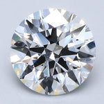 3 Carat Round Cut Natural Diamond - D SI1 - 3.0ct - EX Cut Grade - Diamonds By Rothschild