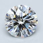 3 Carat Round Cut Natural Diamond - H VS2 - 3.39ct - VG Cut Grade - Diamonds By Rothschild