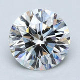 3 Carat Round Cut Natural Diamond - H VS2 - 3.39ct - VG Cut Grade - Diamonds By Rothschild