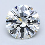 3 Carat Round Cut Natural Diamond - J SI2 - 3.0ct - VG Cut Grade - Diamonds By Rothschild