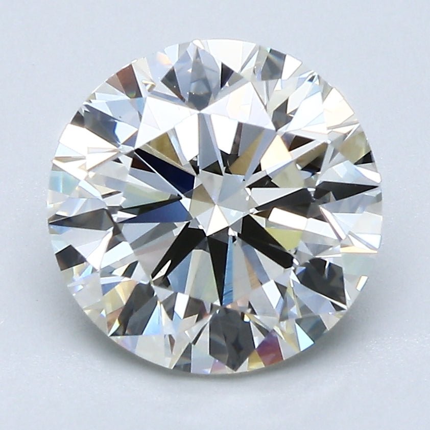 3 Carat Round Cut Natural Diamond - J VS1 - 3.0ct - EX Cut Grade - Diamonds By Rothschild