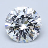 3 Carat Round - Natural Diamond - 2.8 - E - SI1 - EX - EX - EX - Diamonds By Rothschild