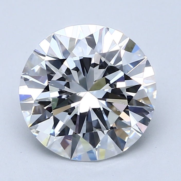 3 Carat Round - Natural Diamond - 2.8 - E - SI1 - EX - EX - EX - Diamonds By Rothschild