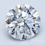 3 Carat Round - Natural Diamond - 2.8 - F - VS2 - EX - EX - EX - Diamonds By Rothschild