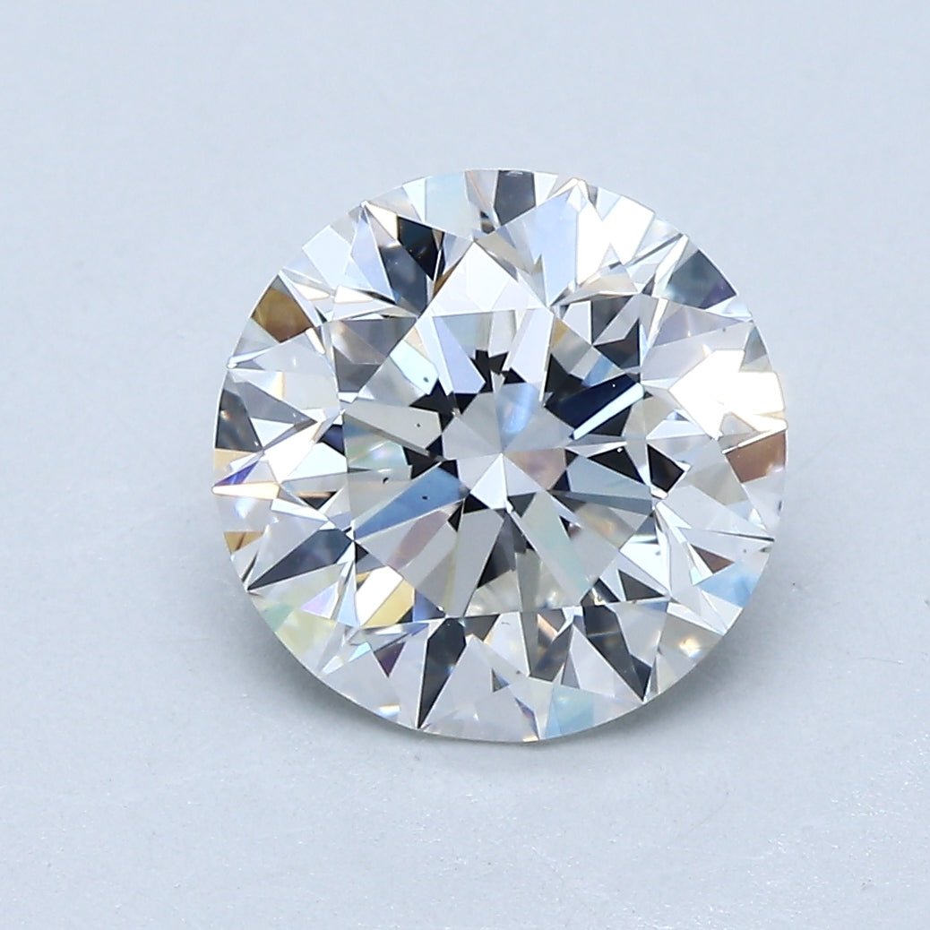 3 Carat Round - Natural Diamond - 2.8 - F - VS2 - EX - EX - EX - Diamonds By Rothschild